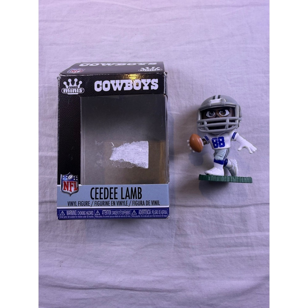 Funko Minis CeeDee Lamb Vinyl Figure Dallas Cowboys Pre-Owned NFL Football